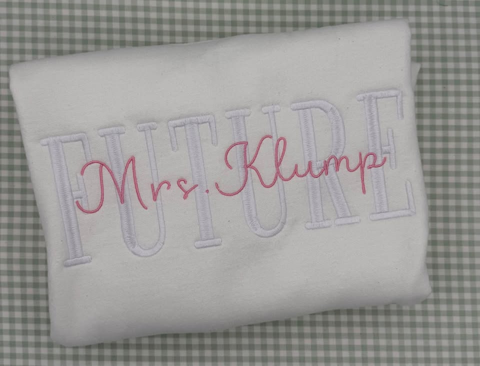 Custom Bridal Crewneck/Mockeneck | Future Mrs. , Floral Mrs, Bride