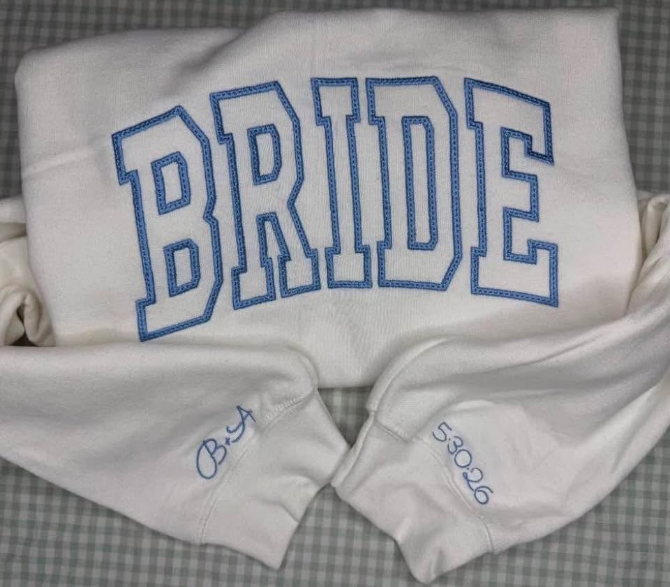 Custom Bridal Crewneck/Mockeneck | Future Mrs. , Floral Mrs, Bride