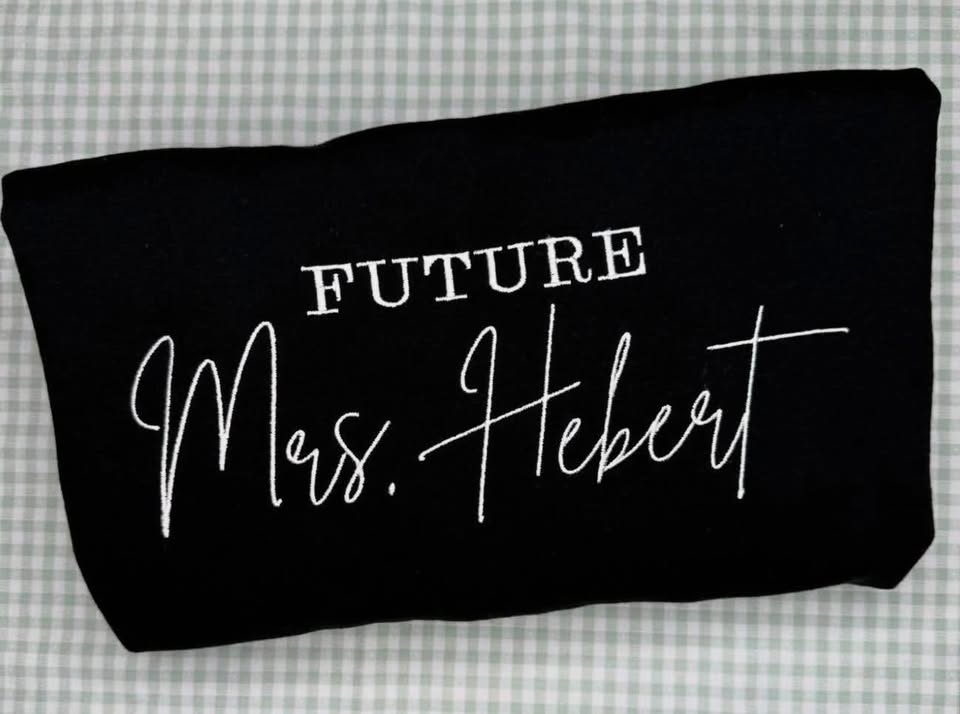 Custom Bridal Crewneck/Mockeneck | Future Mrs. , Floral Mrs, Bride