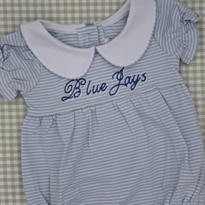 Custom Striped Baby Bubbles