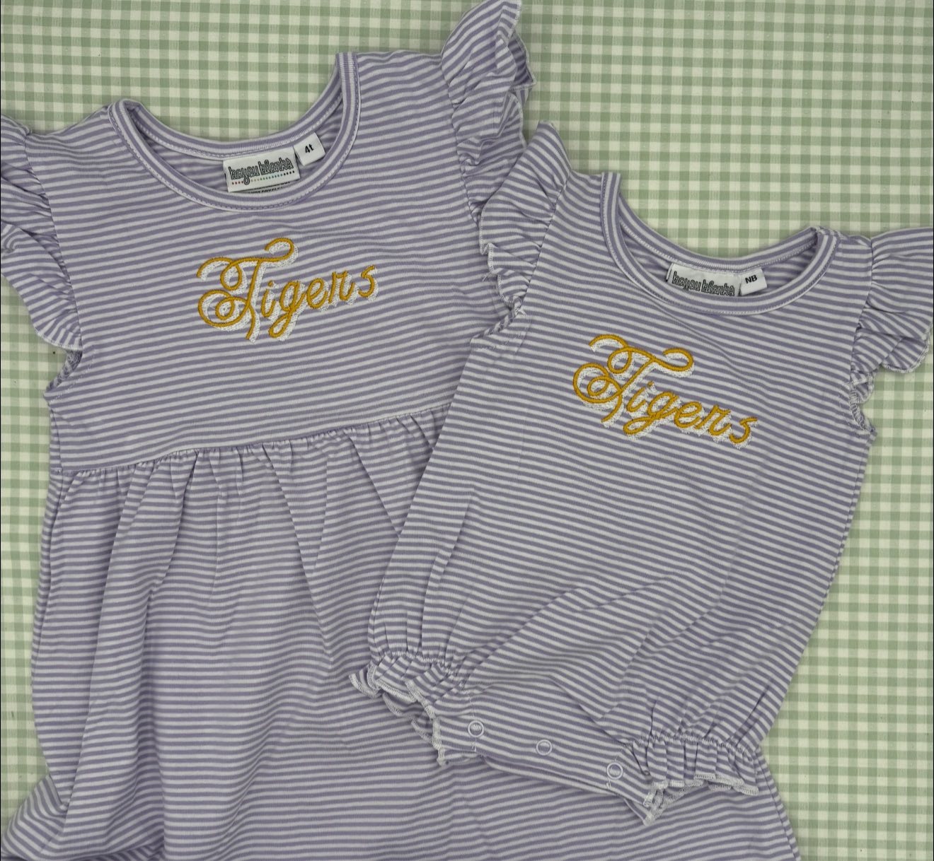 Collared Striped Dress| Flutter Sleeve Striped Dress