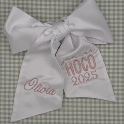 Custom Homecoming/Prom Sash