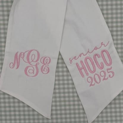 Custom Homecoming/Prom Sash
