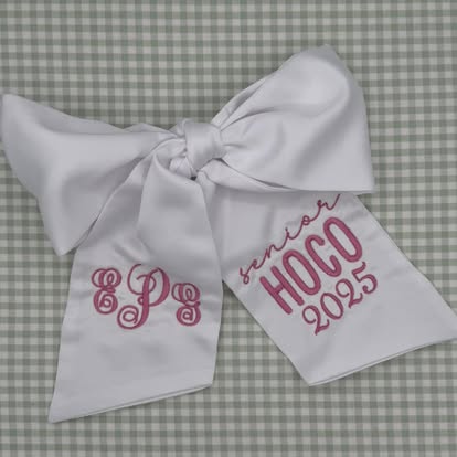 Custom Homecoming/Prom Sash