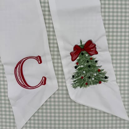 Custom Wreath Sash