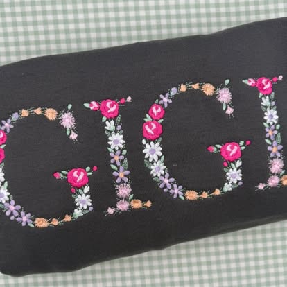 Custom Floral Crewneck| Mockneck