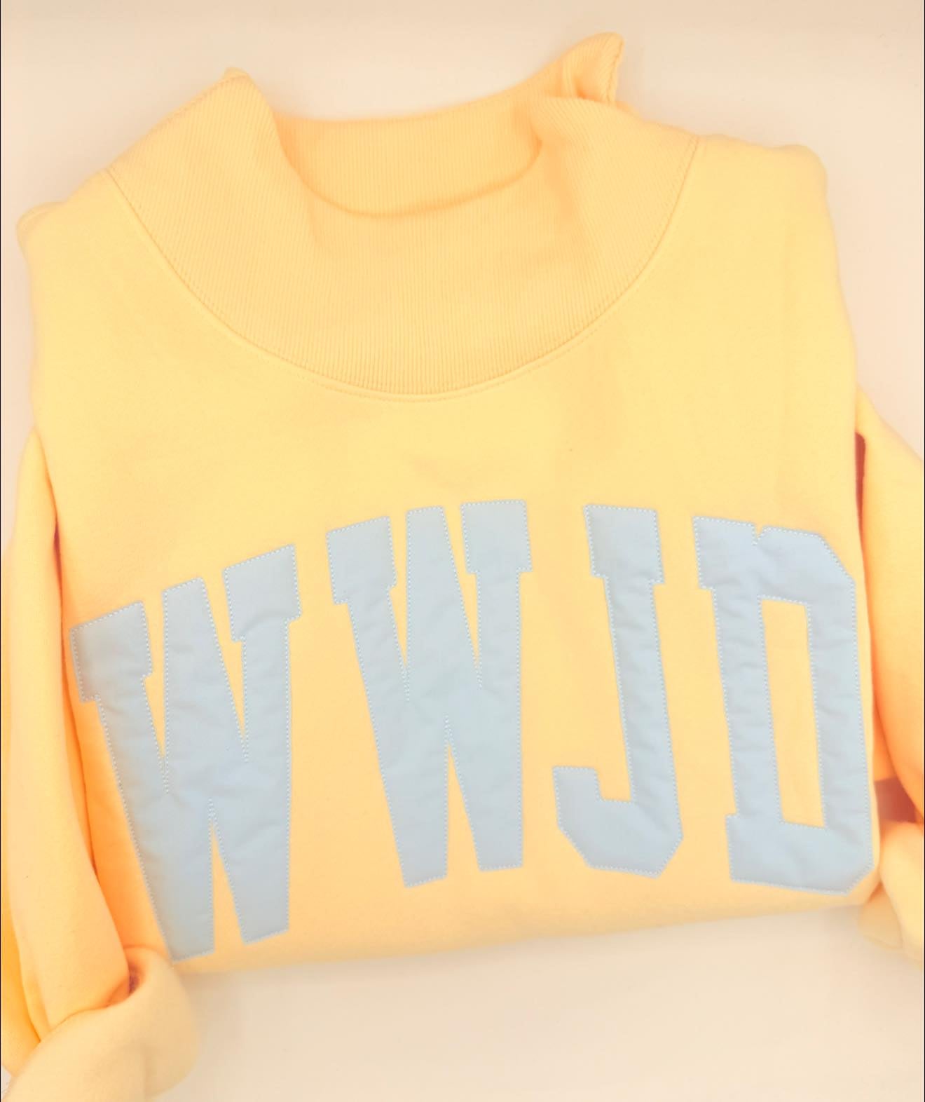 WWJD Mockneck Sweatshirt