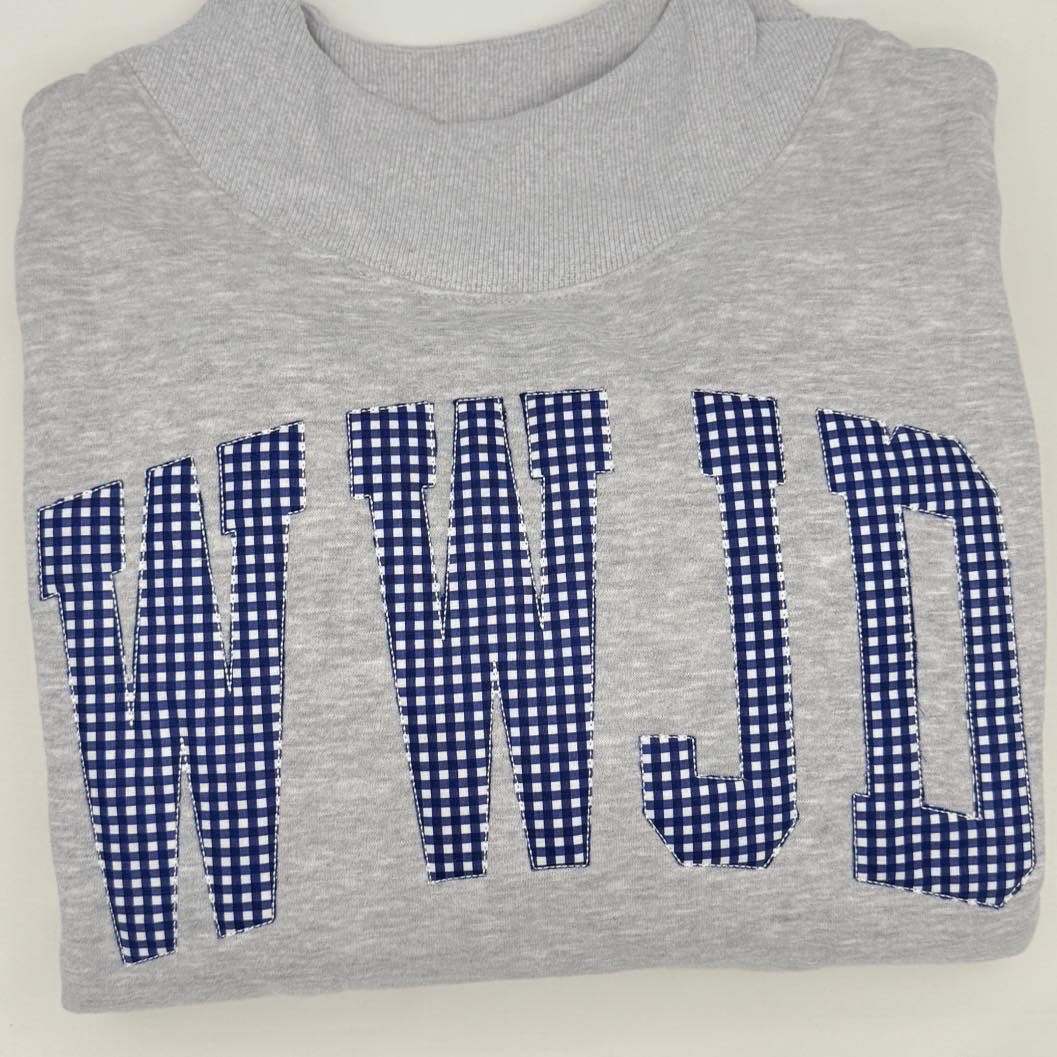 WWJD Mockneck Sweatshirt