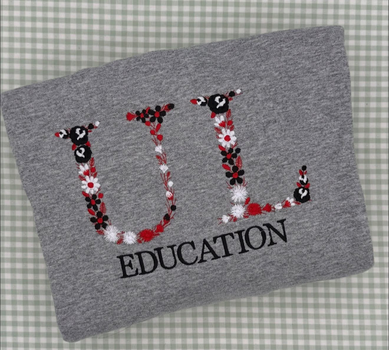 Custom Floral Crewneck| Mockneck