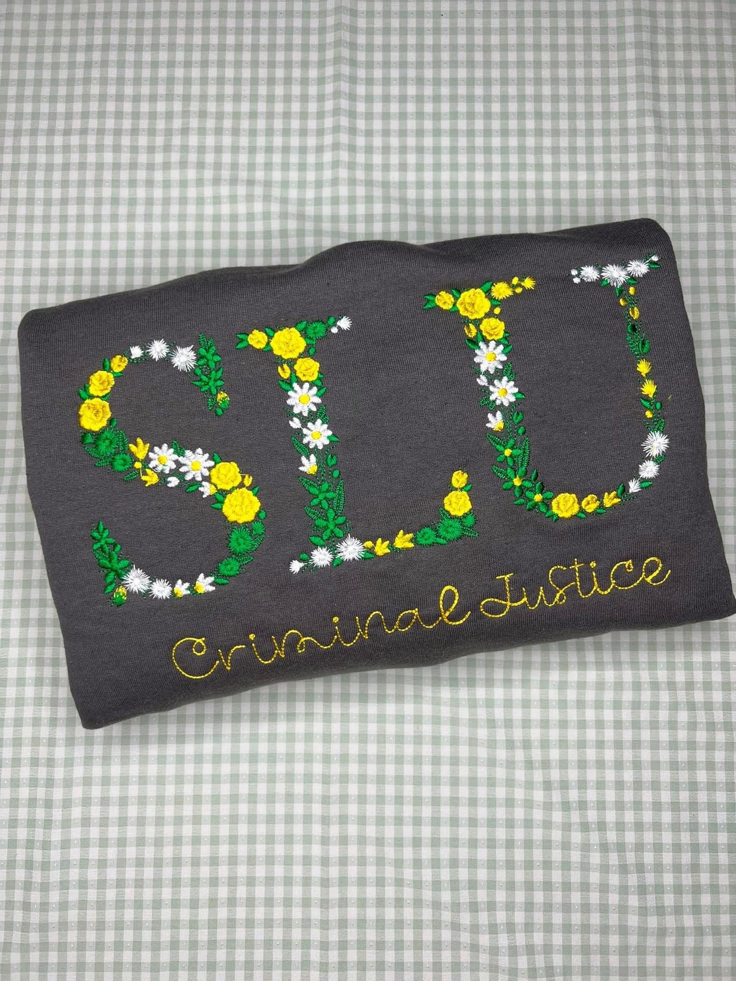 Custom Floral Crewneck| Mockneck