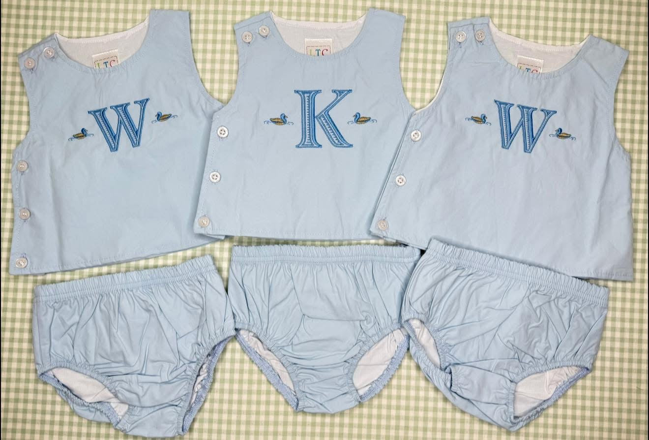 Custom Baby Boy Diaper Set
