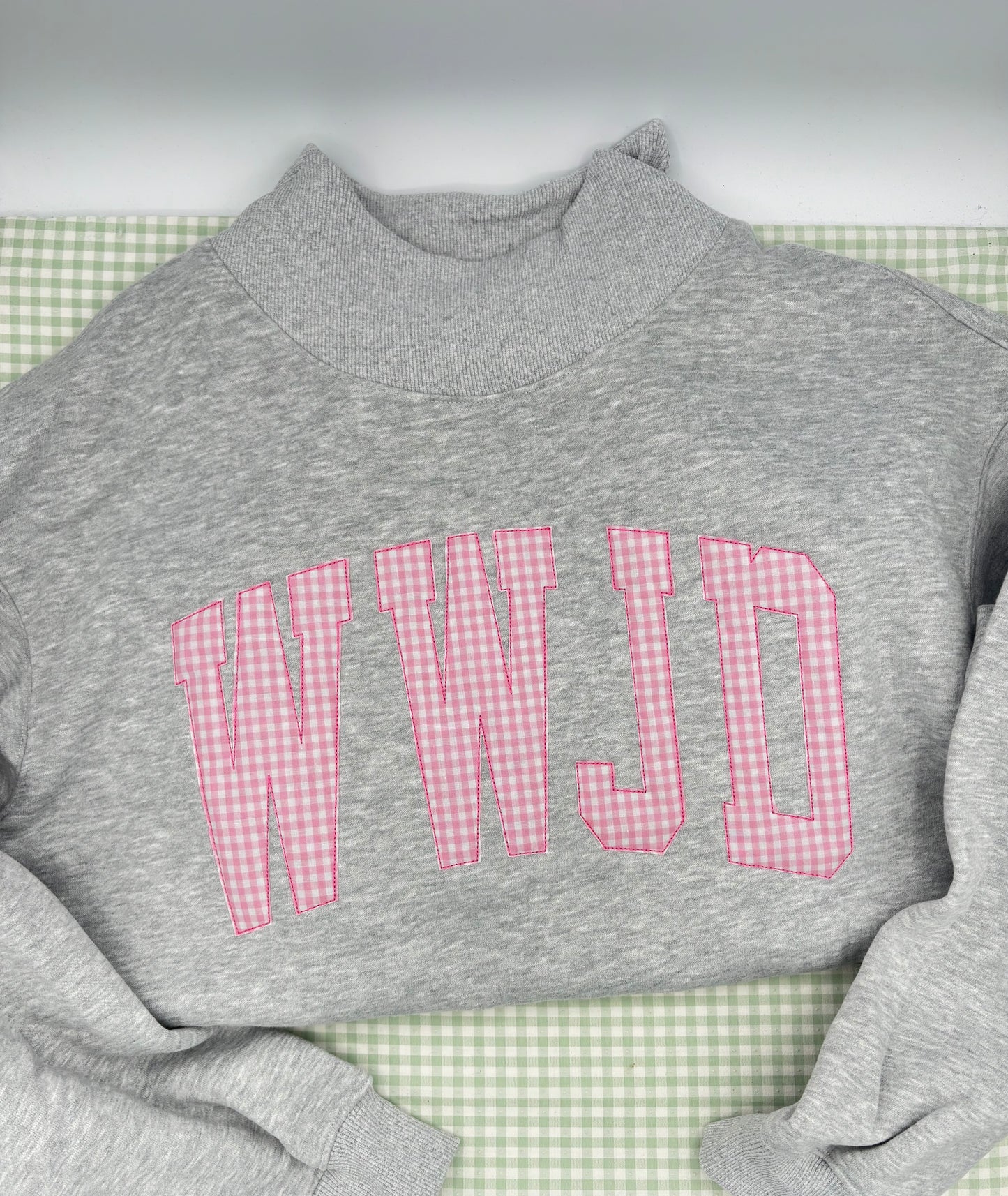 WWJD Mockneck Sweatshirt