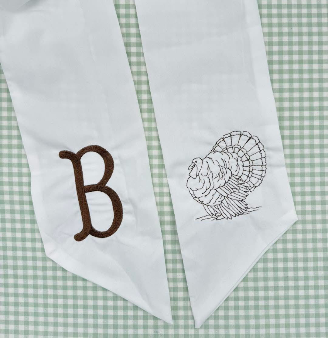 Custom Wreath Sash