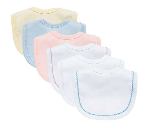 Picot trim bib