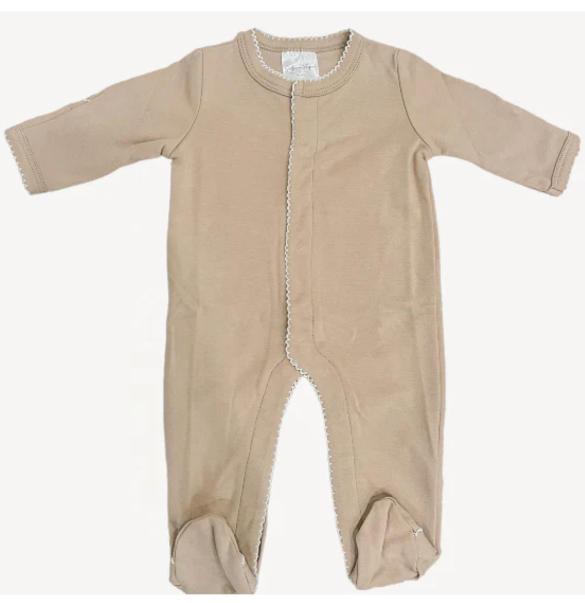 Picot trim footies