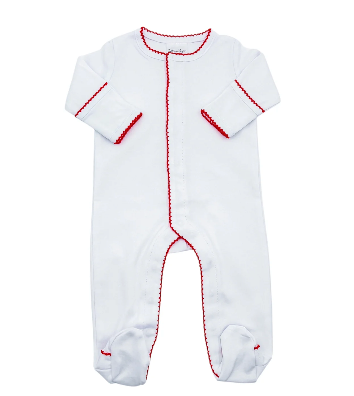 Picot trim footies